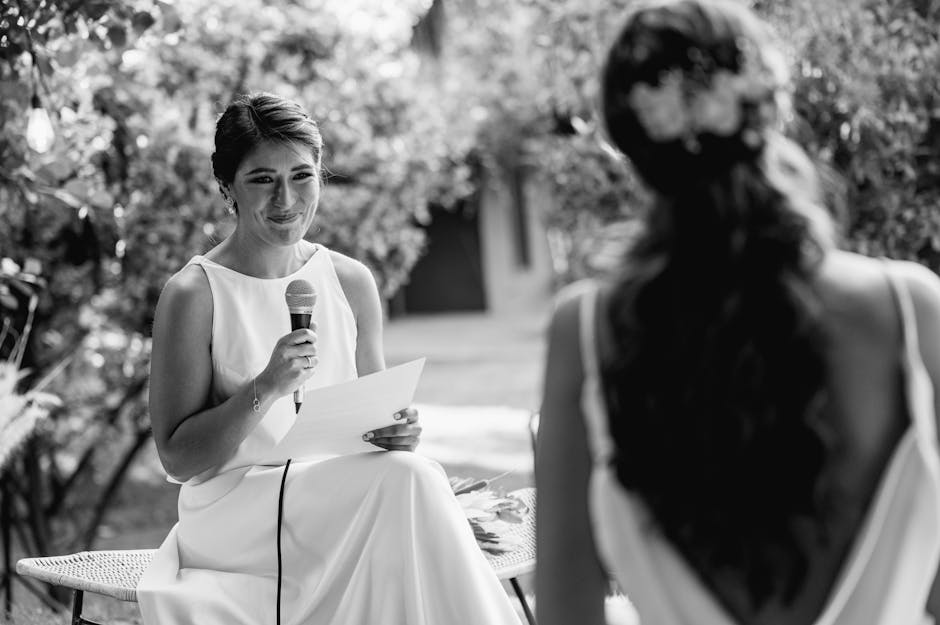 Préparez un discours témoin mariage mémorable et captivant